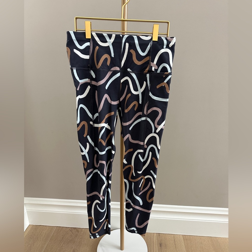 Sweaty Betty Power 7/8 Leggings Black Size S 8/10 High Rise Pockets